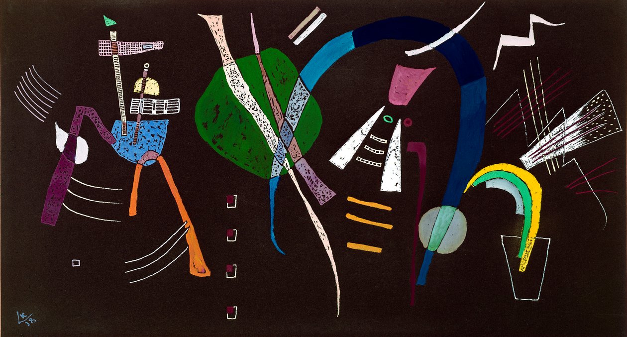 Die blaue Schleife von Wassily Kandinsky
