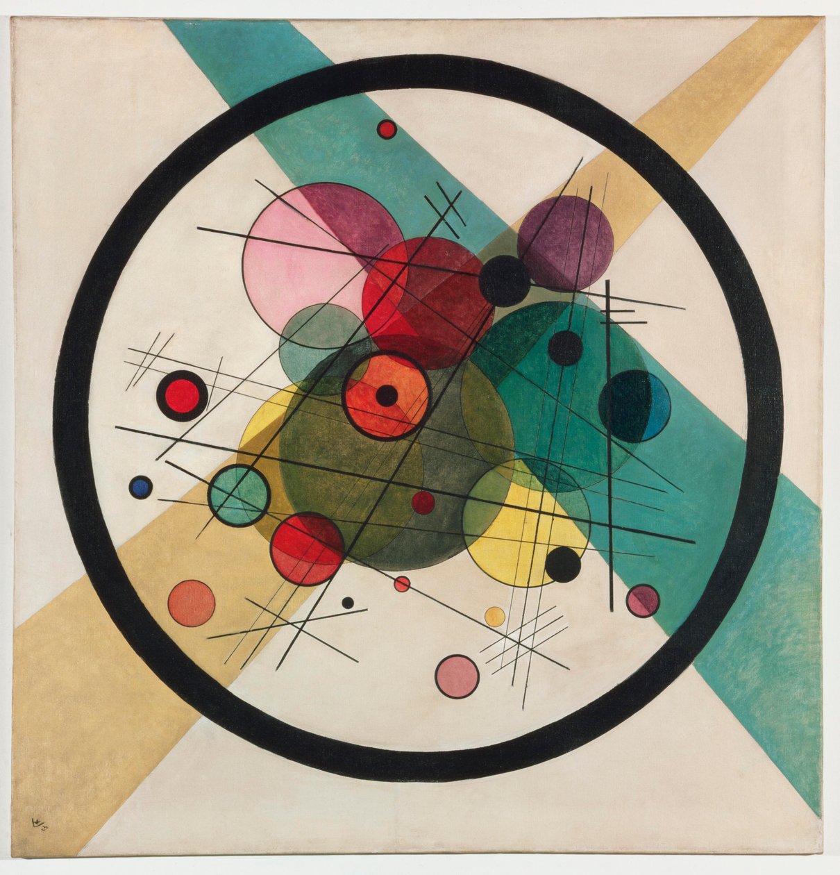 Kreise in einem Kreis, 1923 von Wassily Kandinsky