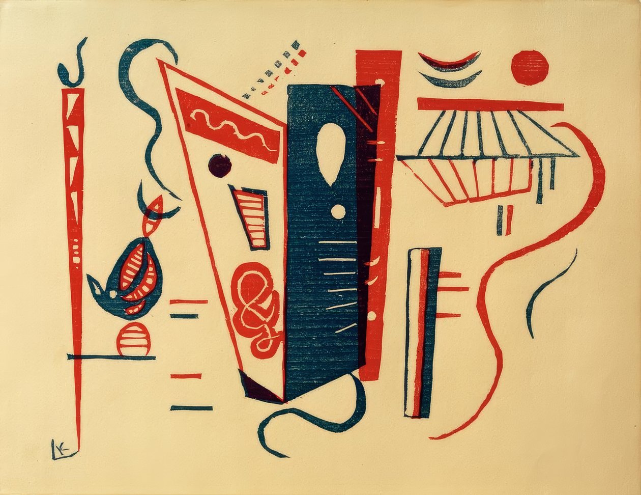 Holzschnitt für XX. siècle, Nr. 5/6 von Wassily Kandinsky