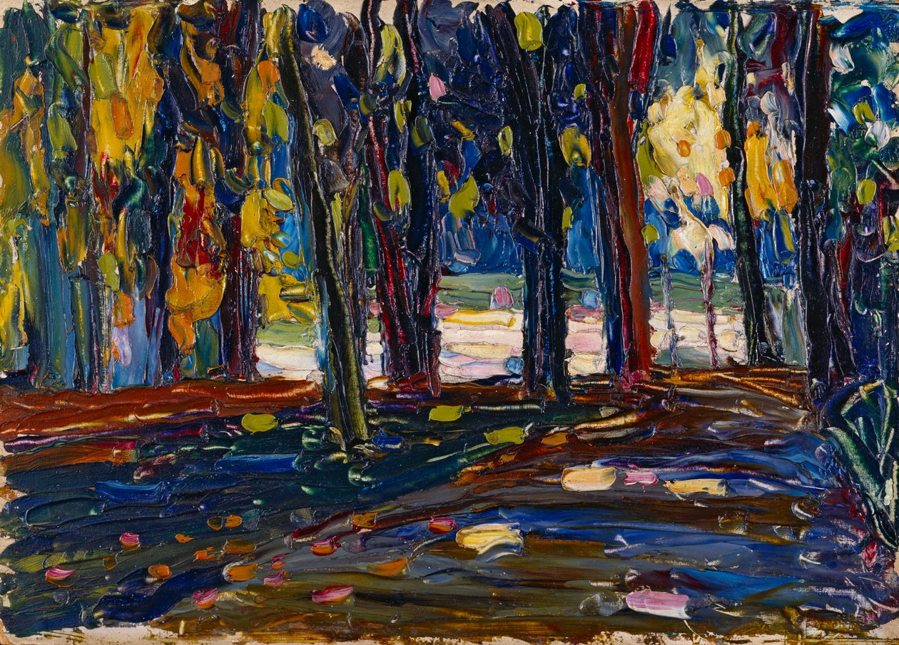 Im Park von St. Cloud – Herbst II von Wassily Kandinsky