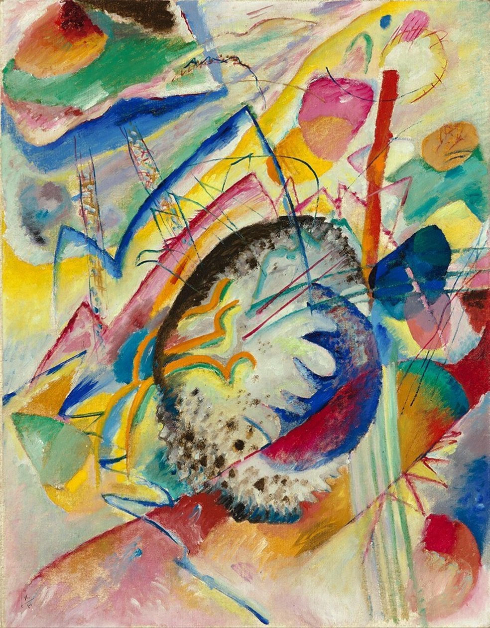 Kandinsky - Große Studie, 1914 von Wassily Kandinsky