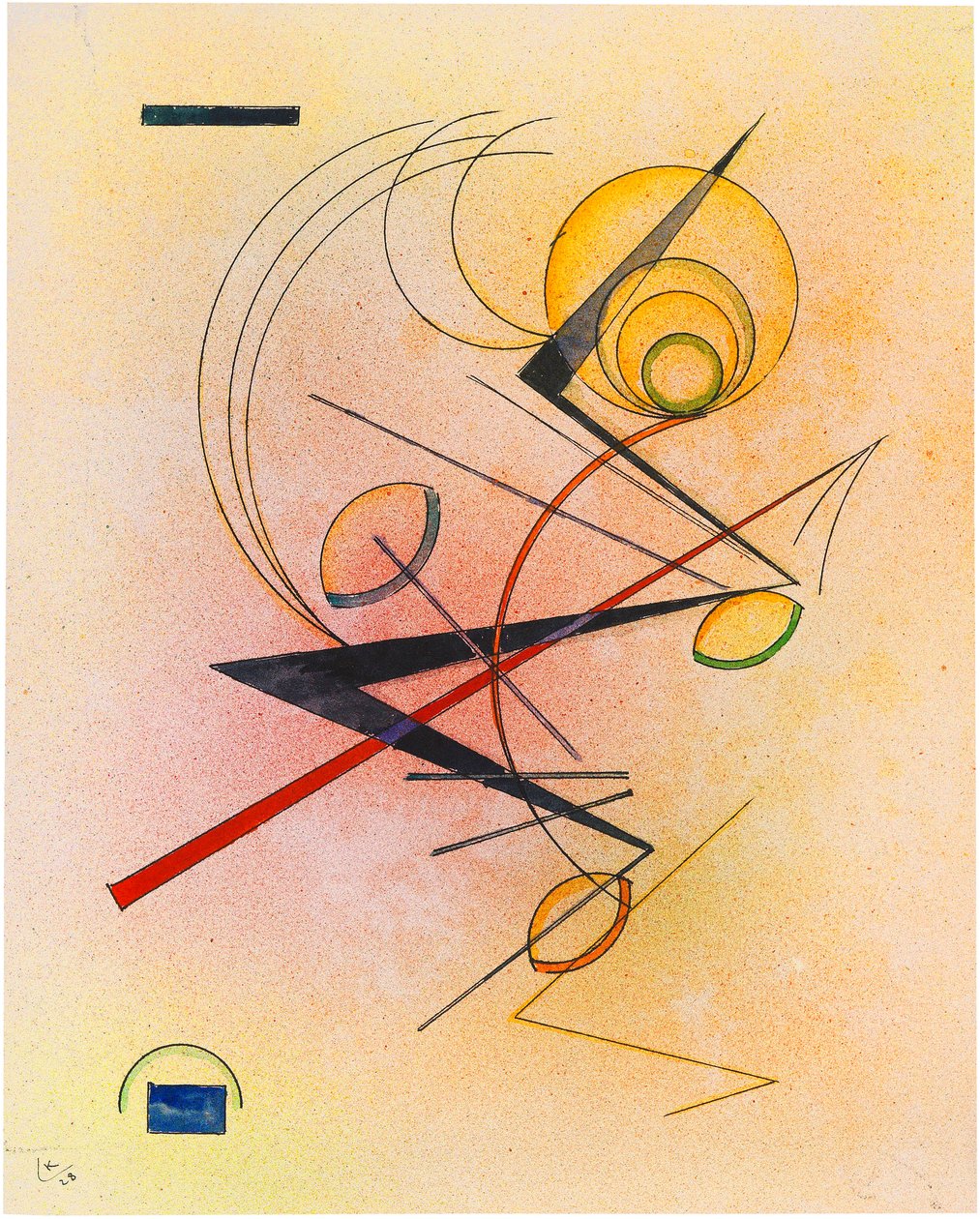 Kleines Warm, 1928 von Wassily Kandinsky