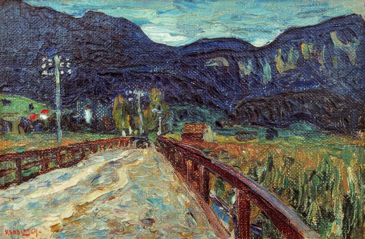Kochel – Die Brücke von Wassily Kandinsky