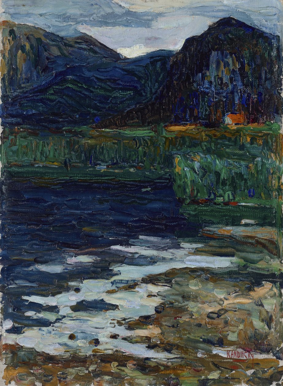 Kochel – Schlehdorf von Wassily Kandinsky