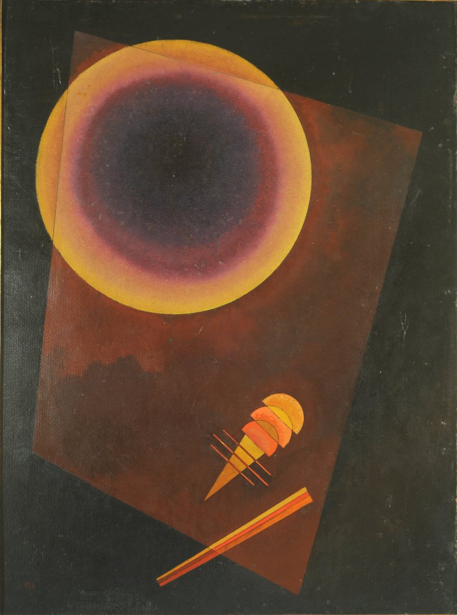 Kreis mit Braun von Wassily Kandinsky