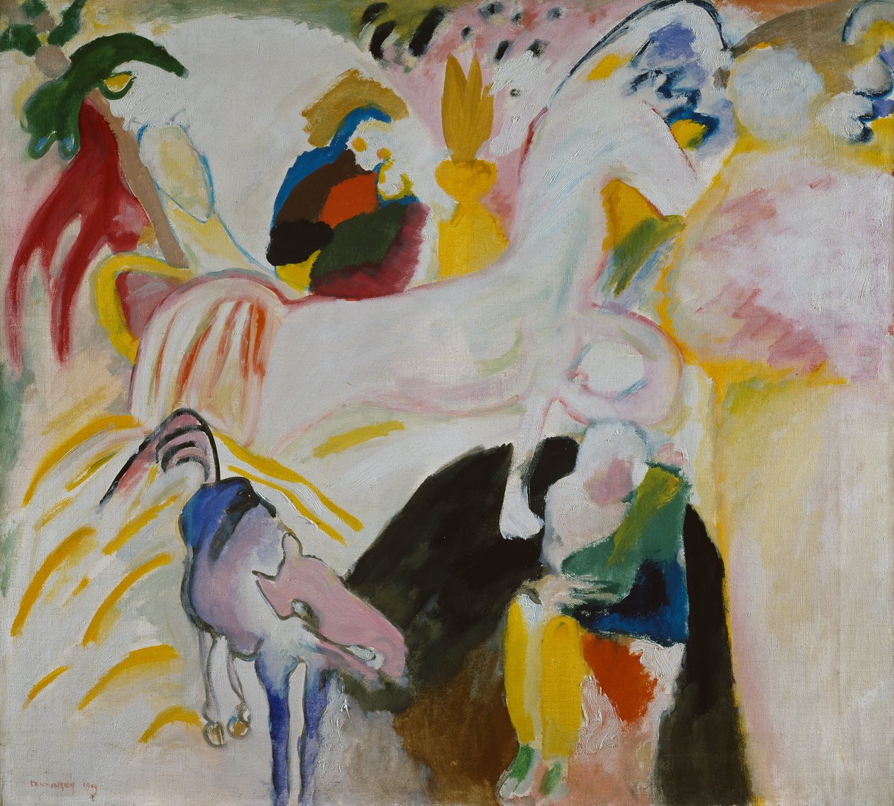 Pferde von Wassily Kandinsky