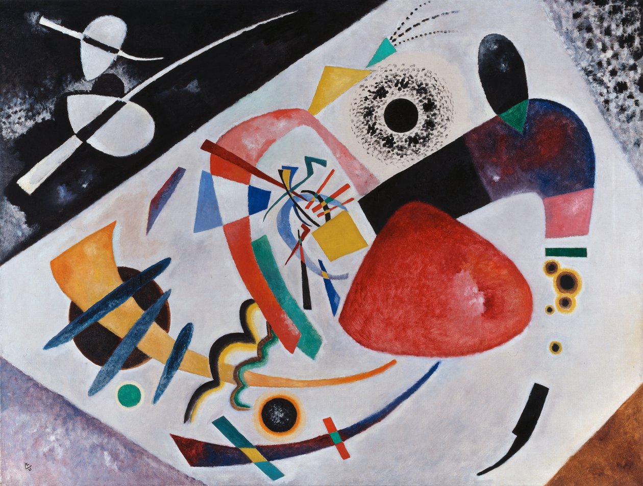 Roter Fleck II von Wassily Kandinsky