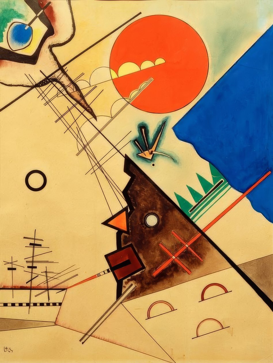 Roter Kreis von Wassily Kandinsky
