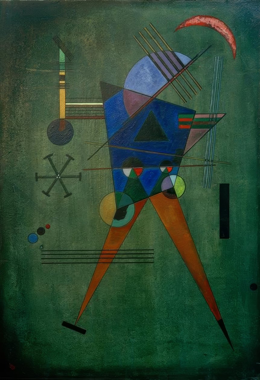 Schwarzes Dreieck von Wassily Kandinsky