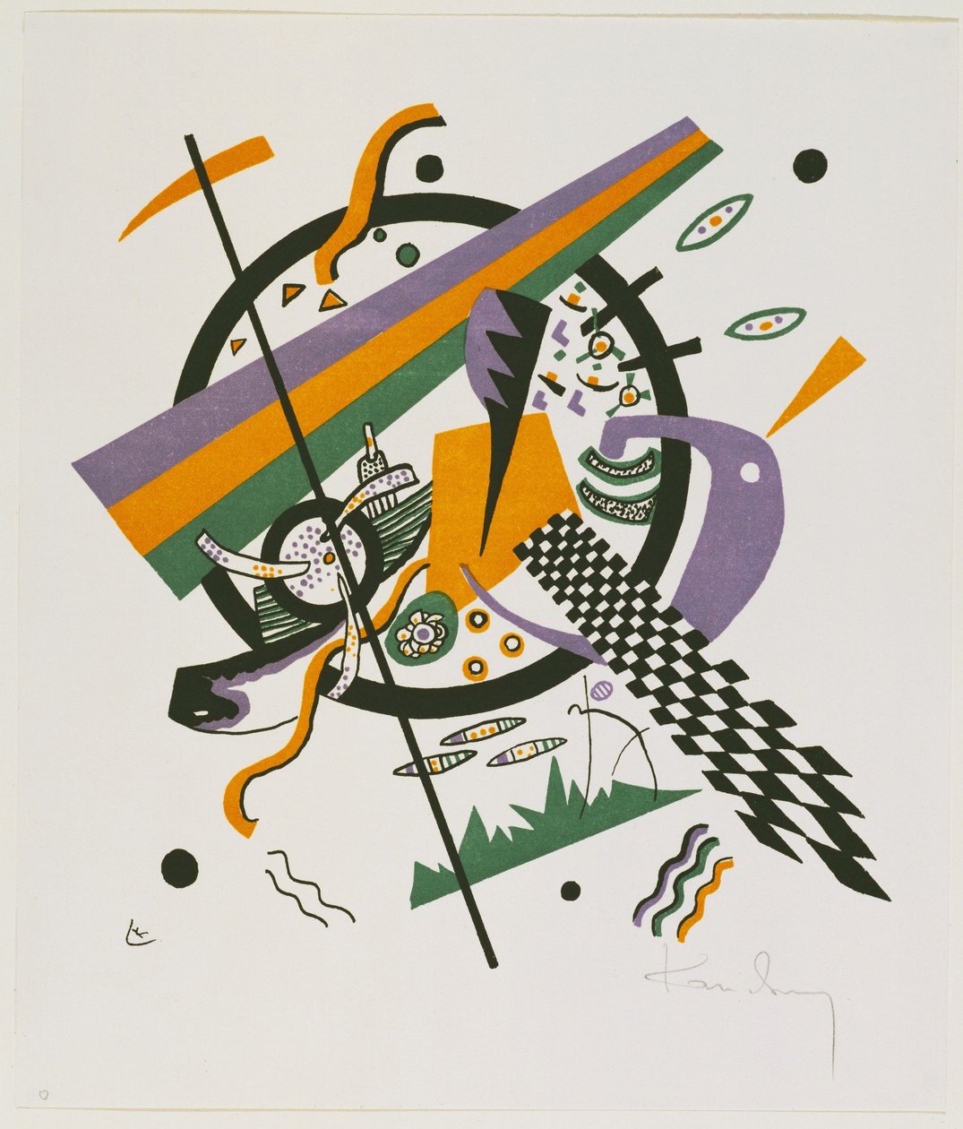 Kleine Welten IV, 1922 von Wassily Kandinsky