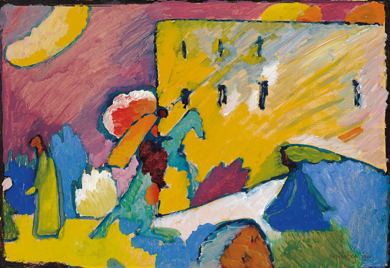 Studie für Improvisation 3 von Wassily Kandinsky
