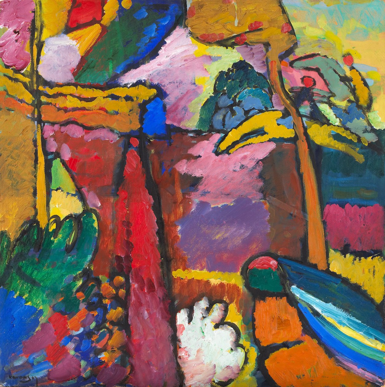 Studie für Improvisation V von Wassily Kandinsky