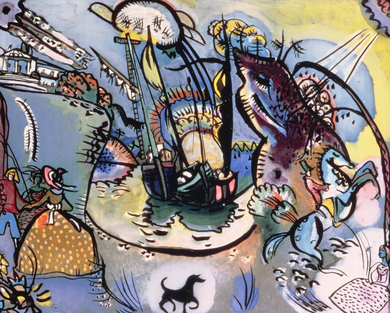 Der Hafen, 1916 von Wassily Kandinsky