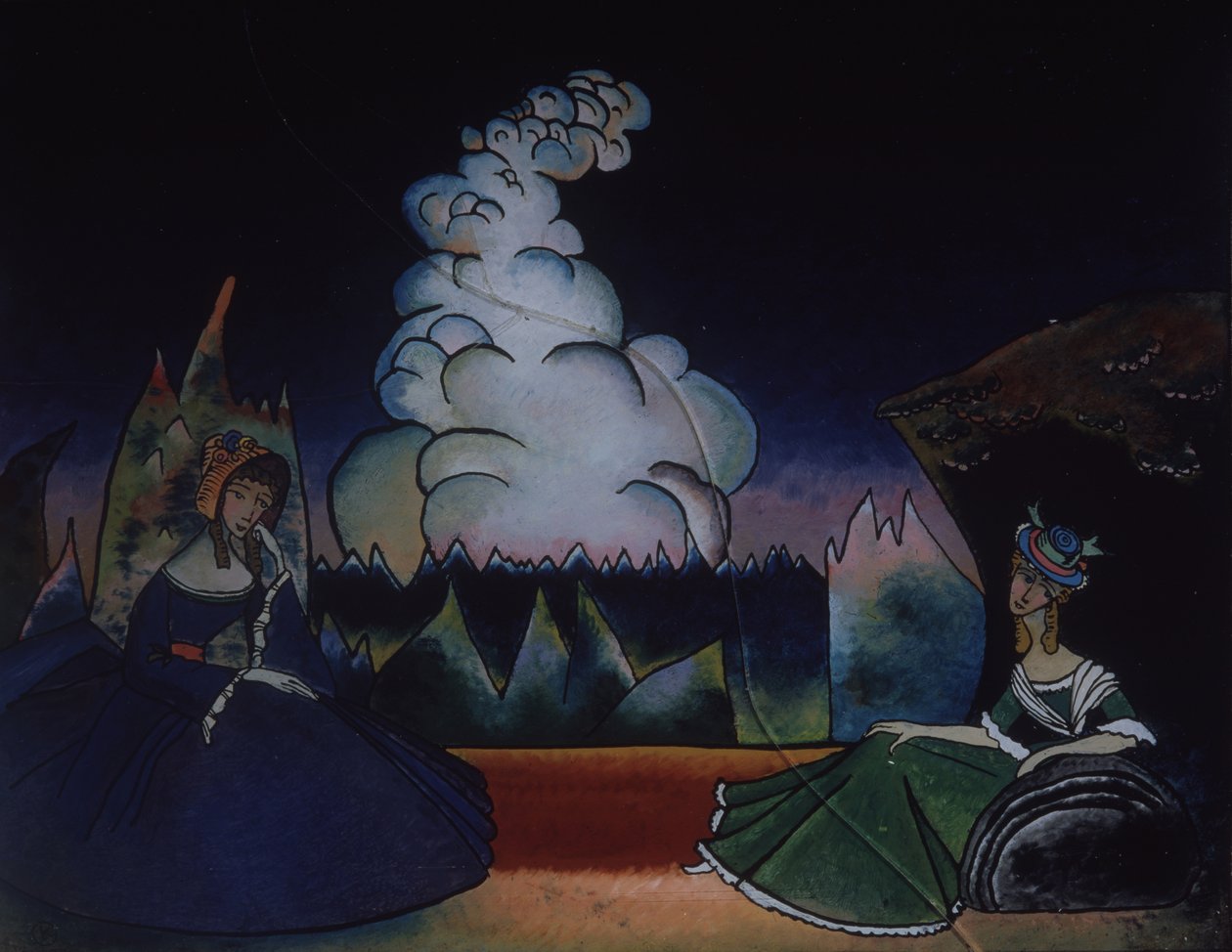 Weiße Wolke von Wassily Kandinsky