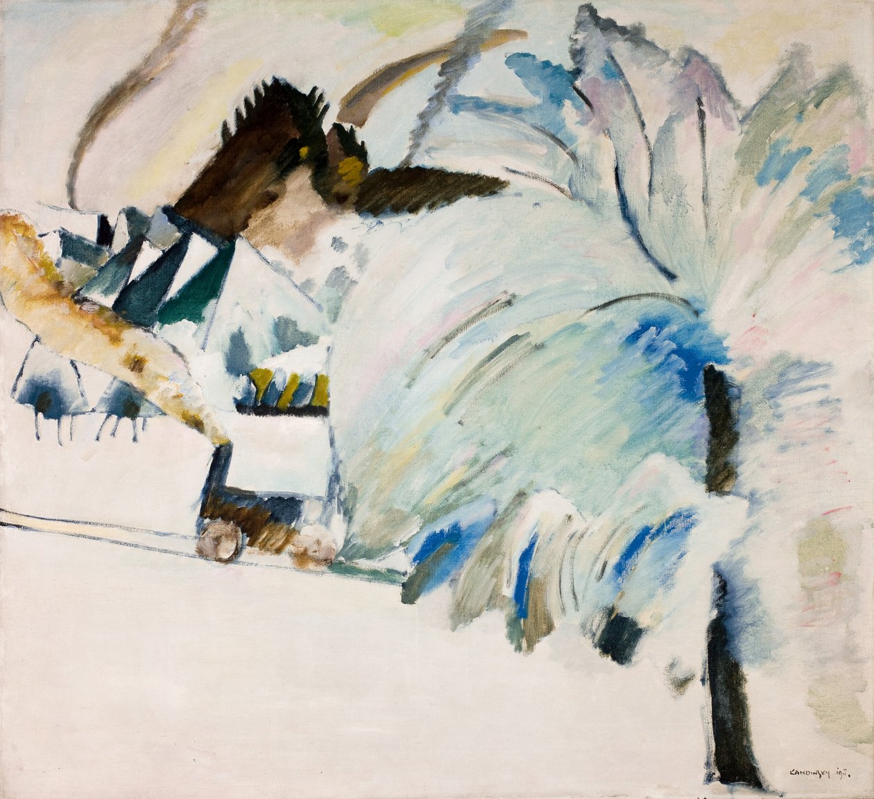 Winterlandschaft von Wassily Kandinsky