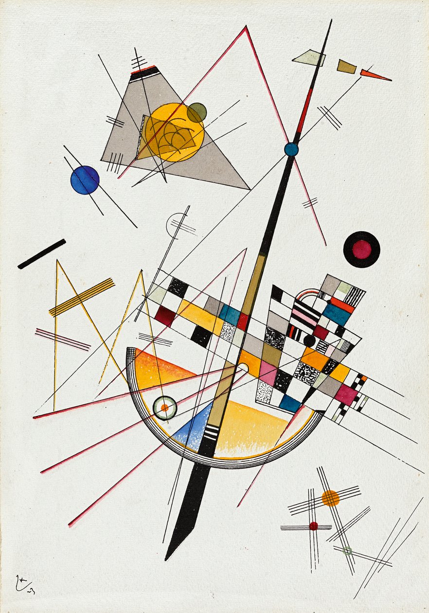Zarte Spannung Nr. 85, 1923 von Wassily Kandinsky
