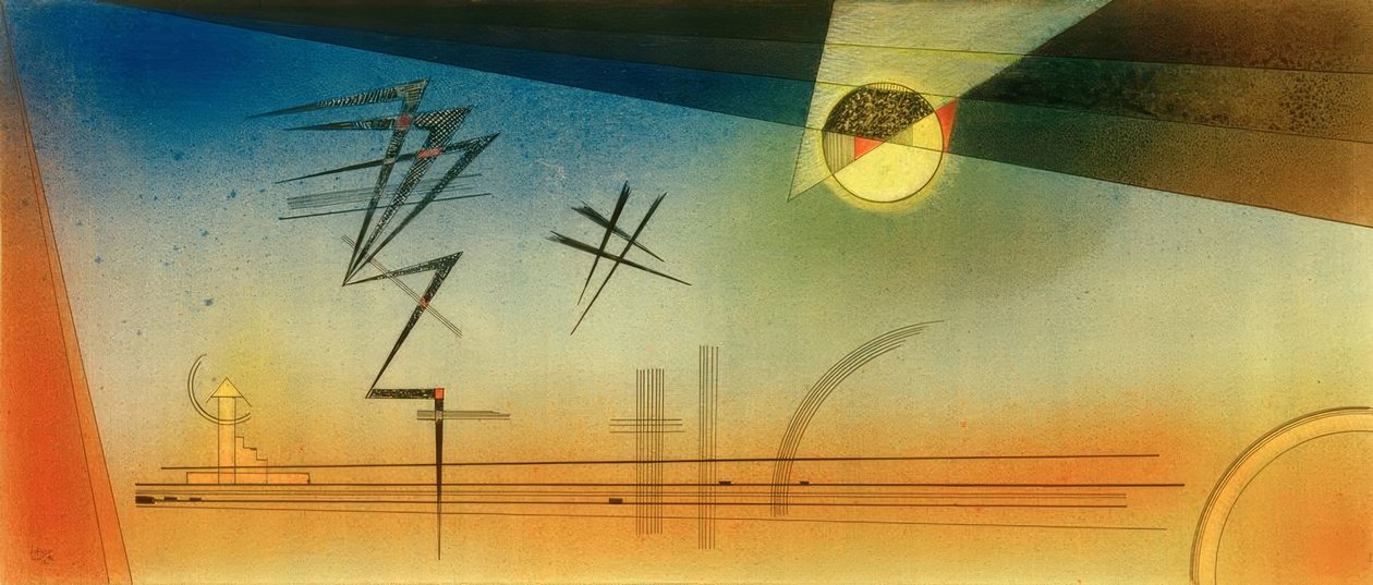 Zickzack in die Höhe von Wassily Kandinsky