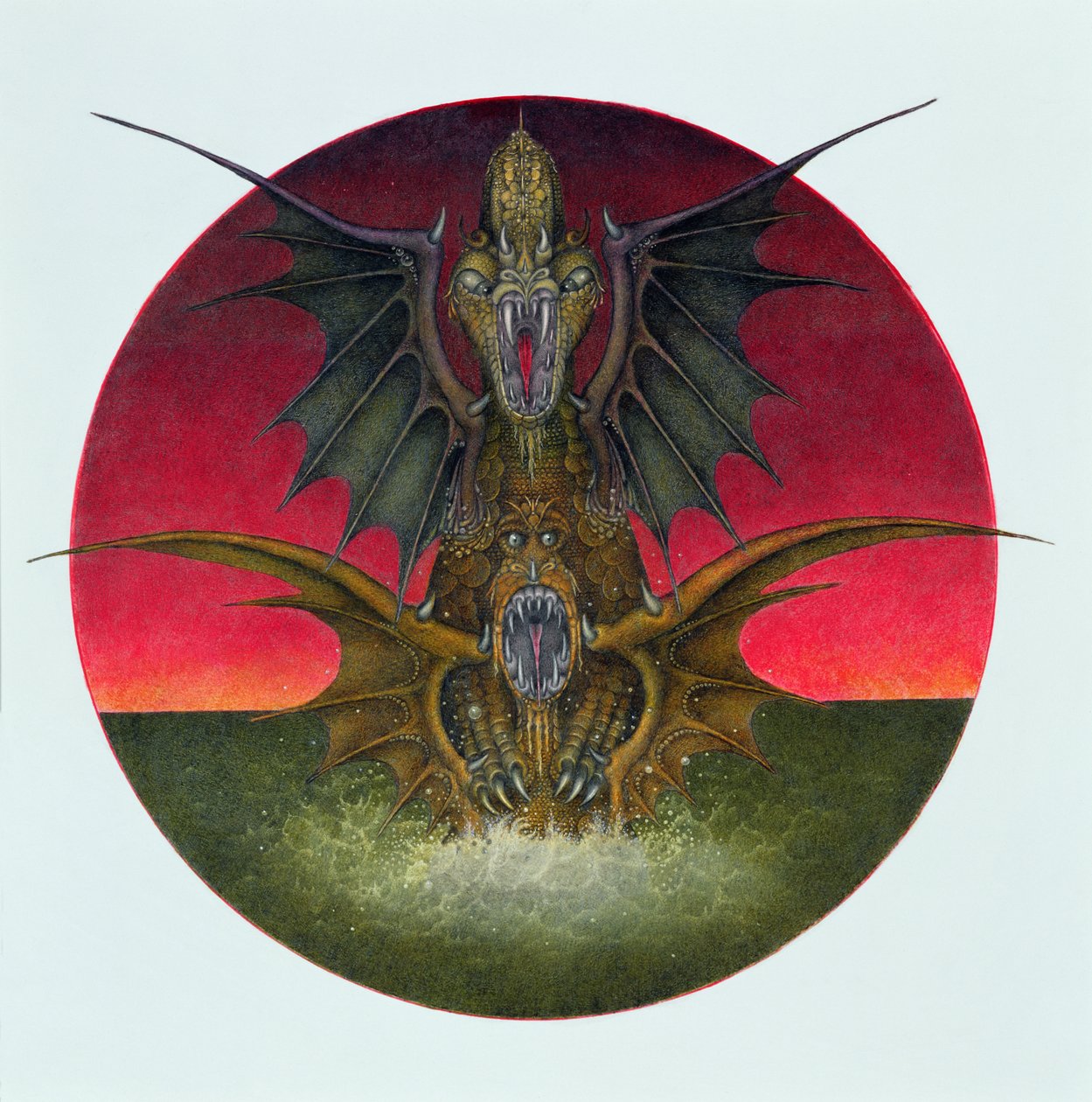 Paarende Drachen von Wayne Anderson