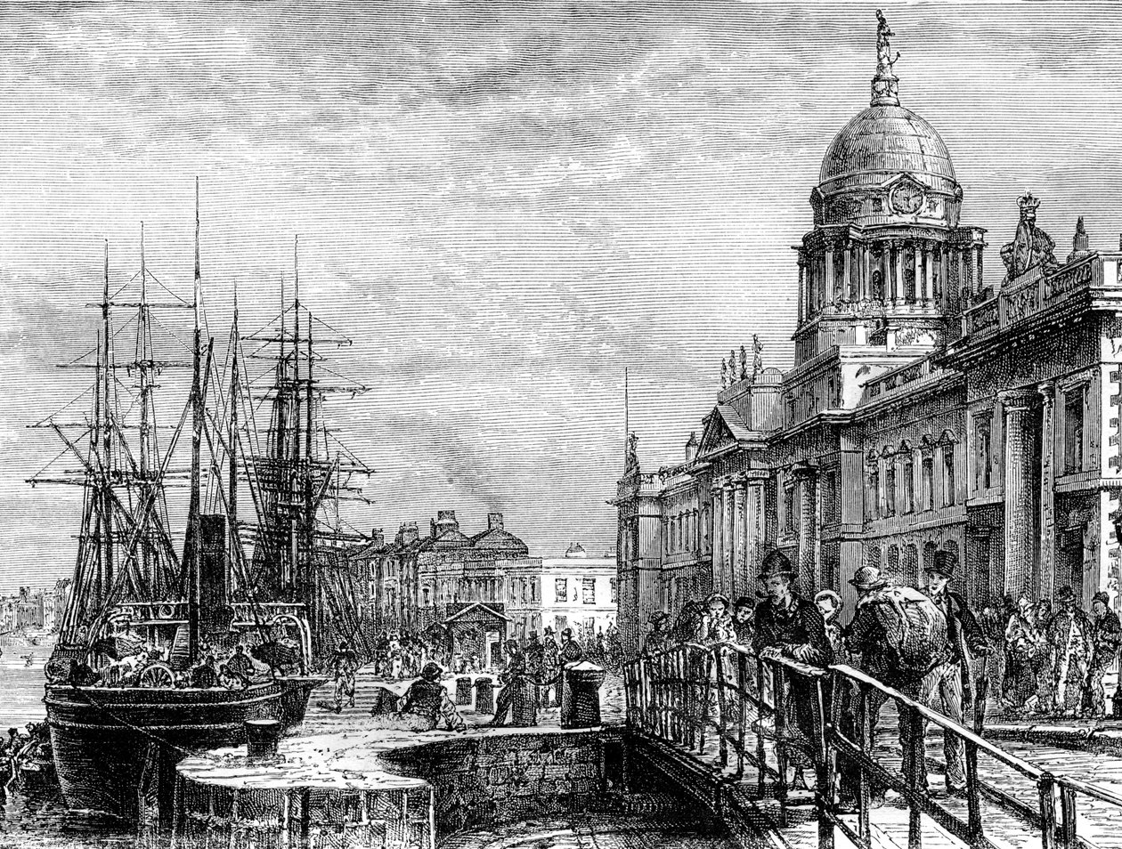Dublin, Irland, 19. Jahrhundert von Weber