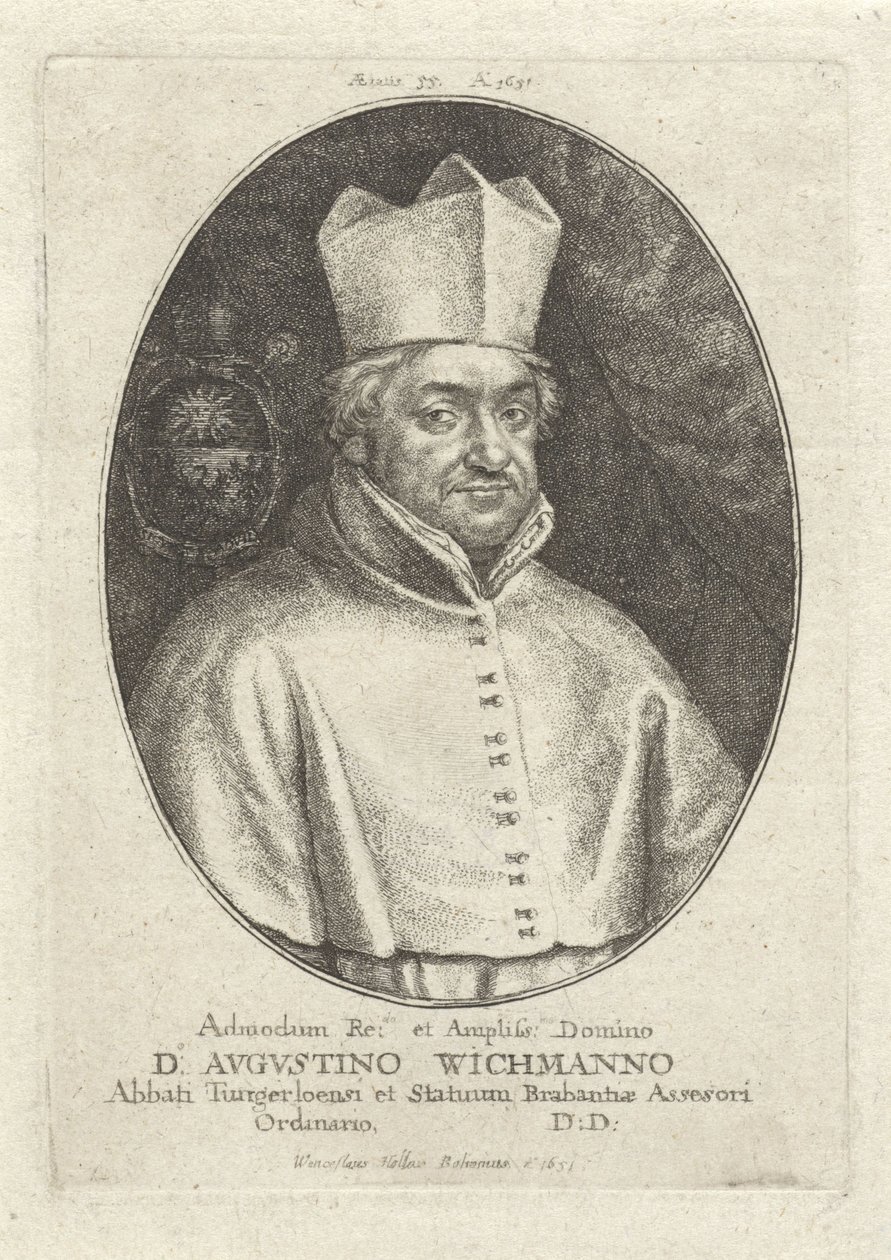 Augustinus Wichmans von Wenceslaus Hollar