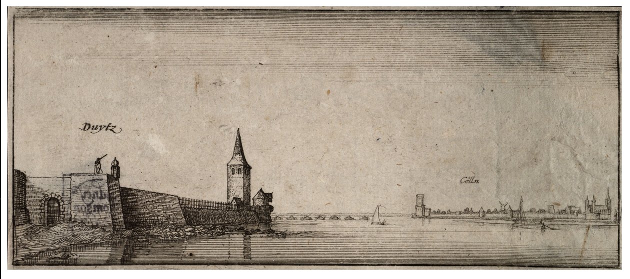 Deutz. Zustand 2 von Wenceslaus Hollar