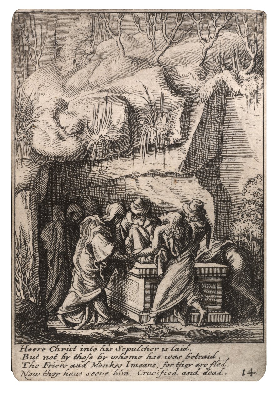 Grablegung von Wenceslaus Hollar