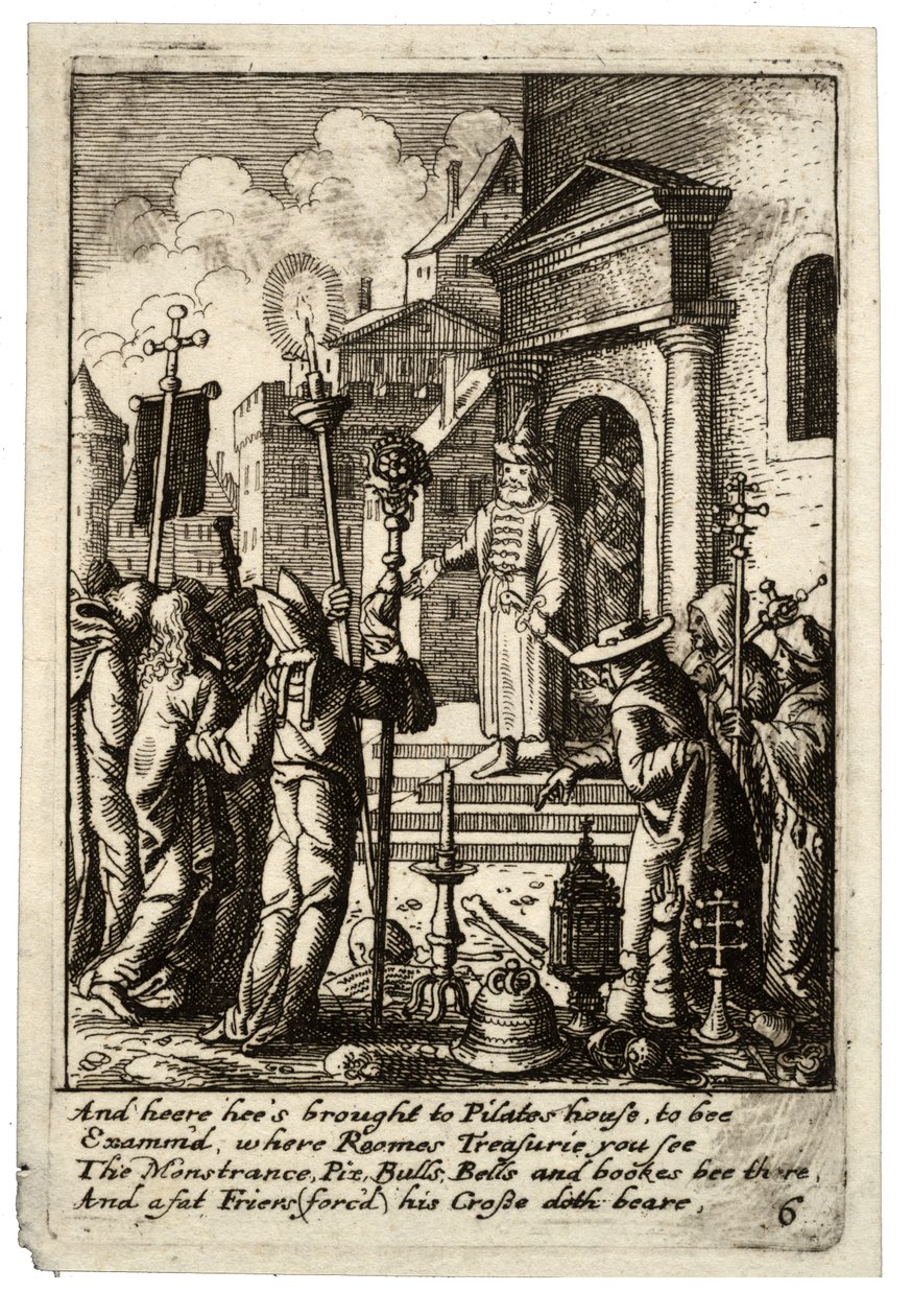 Jesus vor Pilatus von Wenceslaus Hollar