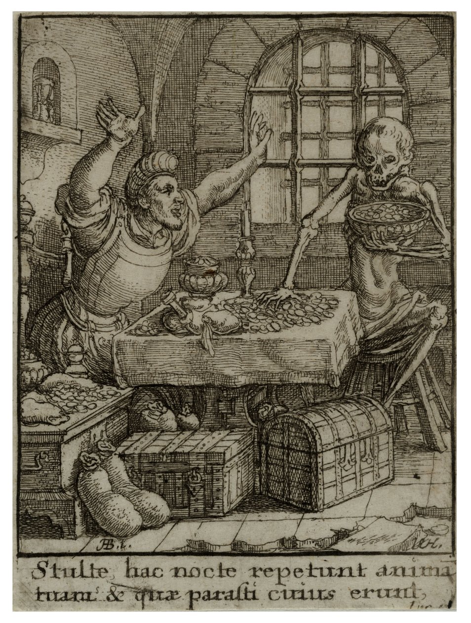 Miser. Zustand 2 von Wenceslaus Hollar