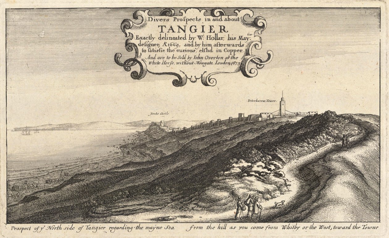 Tanger. Serientitel. Zustand 1 von Wenceslaus Hollar