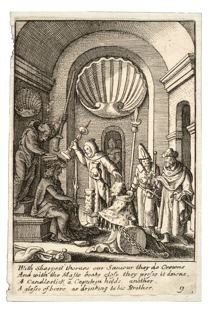 Die Verspottung von Wenceslaus Hollar