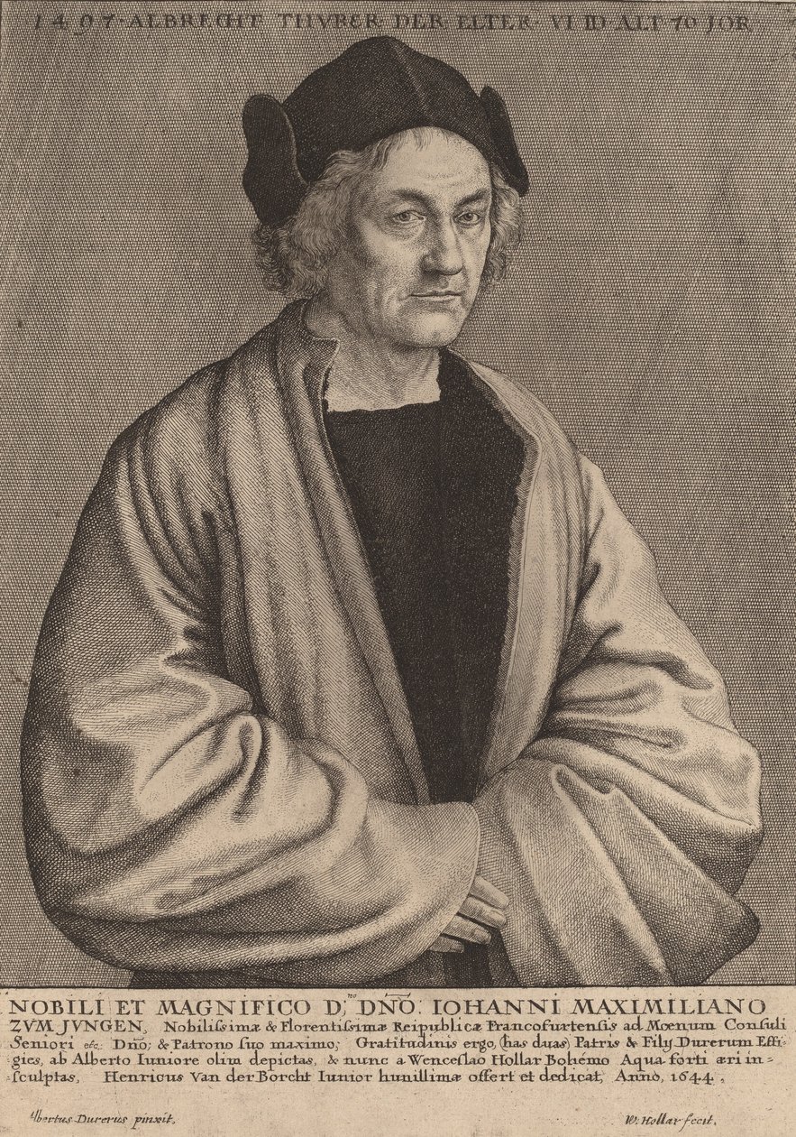 Albrecht Dürers Vater, 1644 von Wenceslaus Hollar