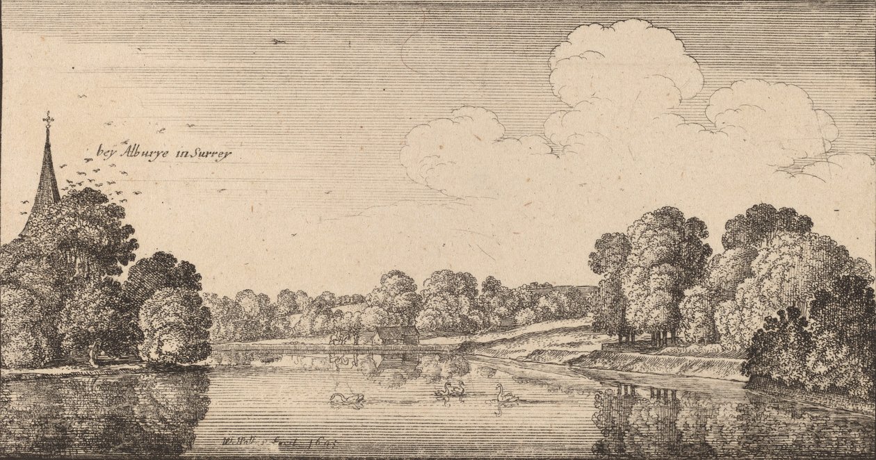 Albury, 1645 von Wenceslaus Hollar