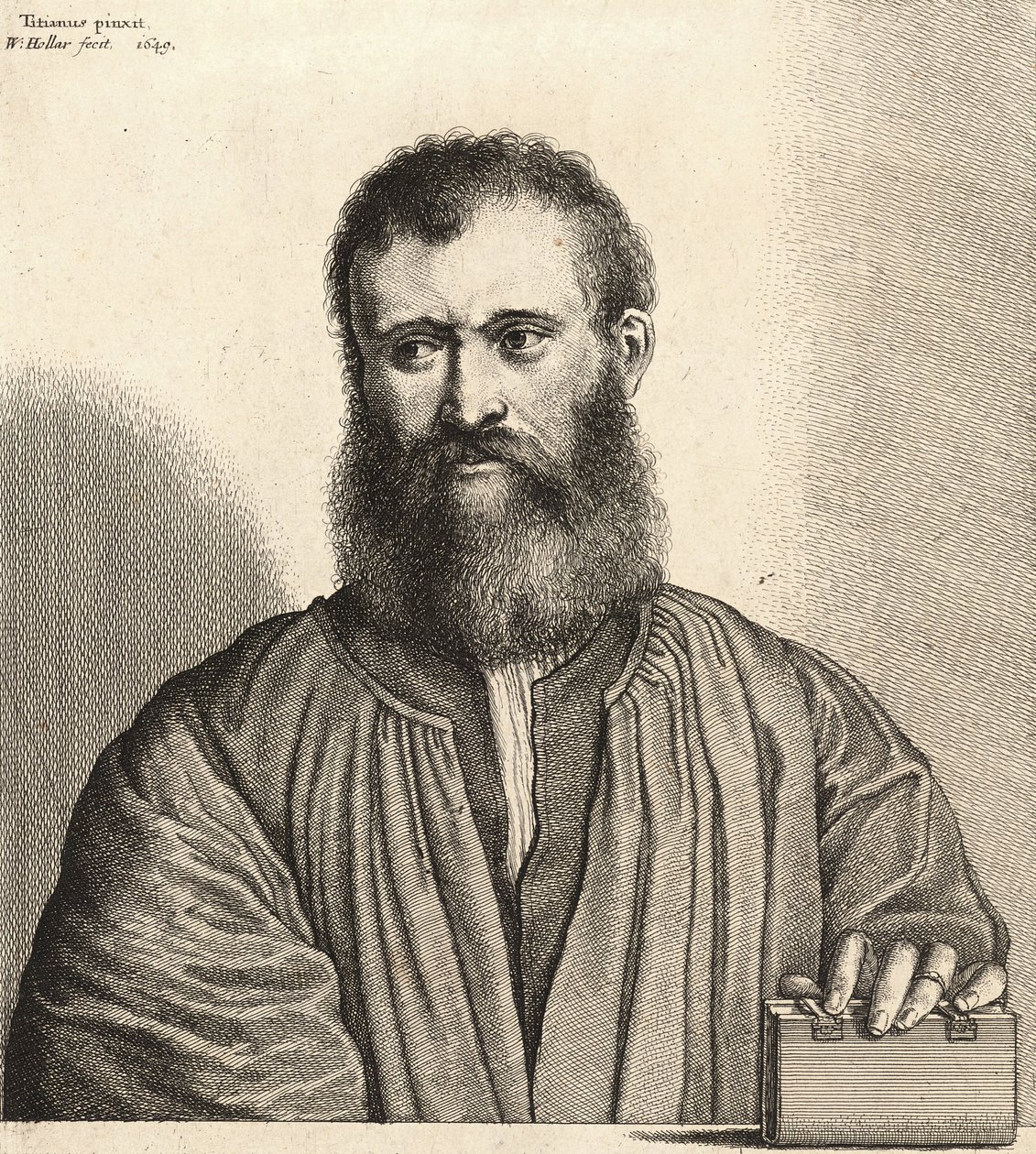 Altoviti oder della Casa (Zustand 3) von Wenceslaus Hollar