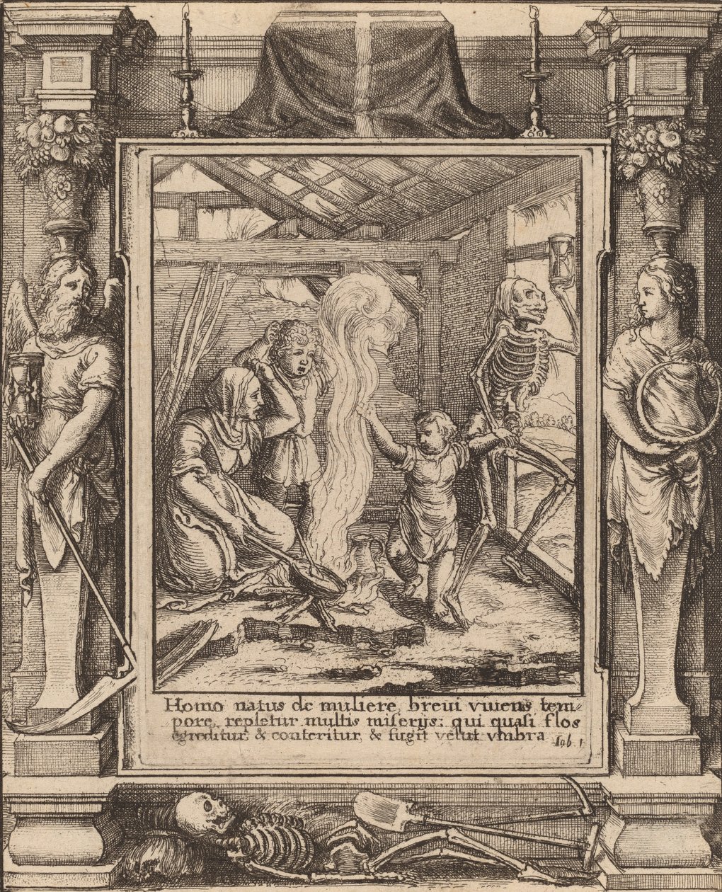 Kind, 1651 von Wenceslaus Hollar