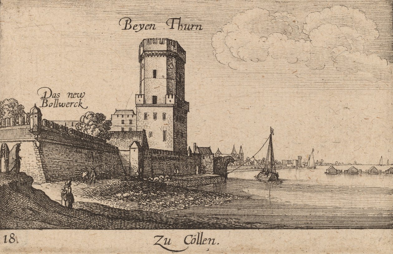 Köln, 1635 von Wenceslaus Hollar