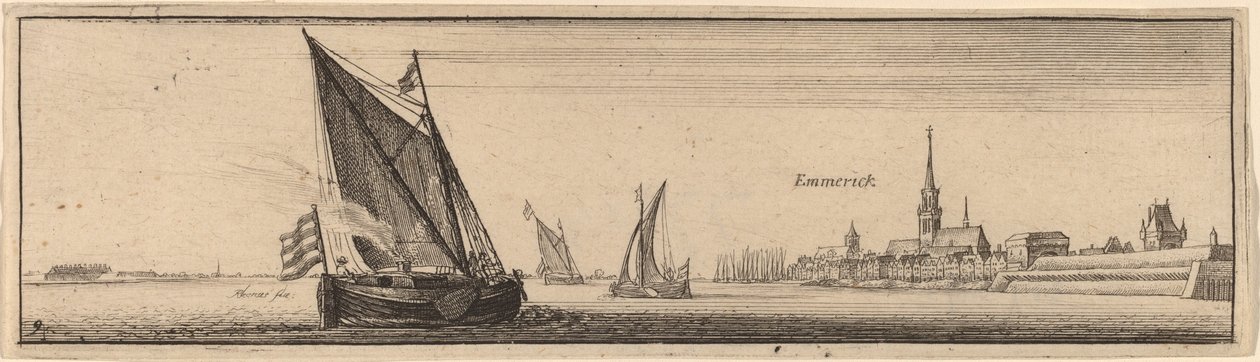 Emmerich, ca. 1632-1635 von Wenceslaus Hollar