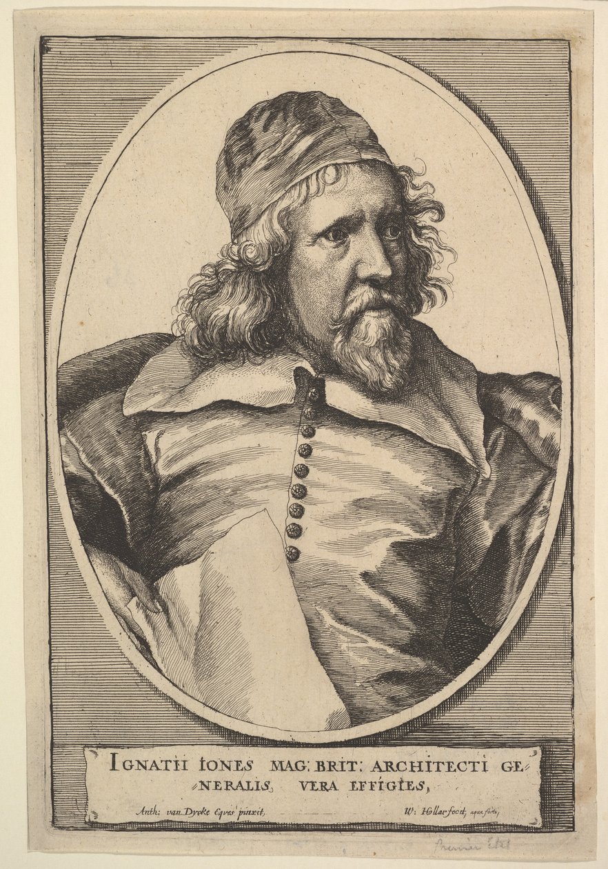 Inigo Jones von Wenceslaus Hollar