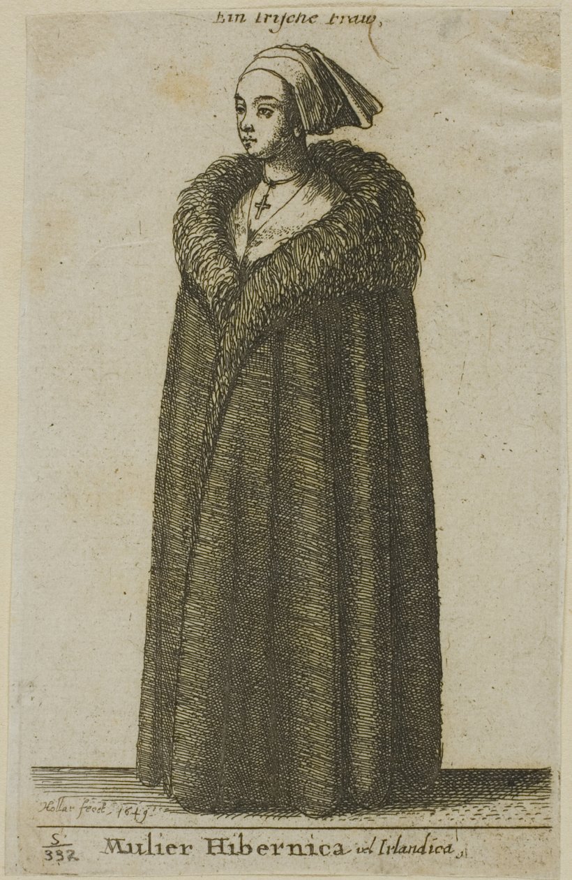 Irische Frau von Wenceslaus Hollar