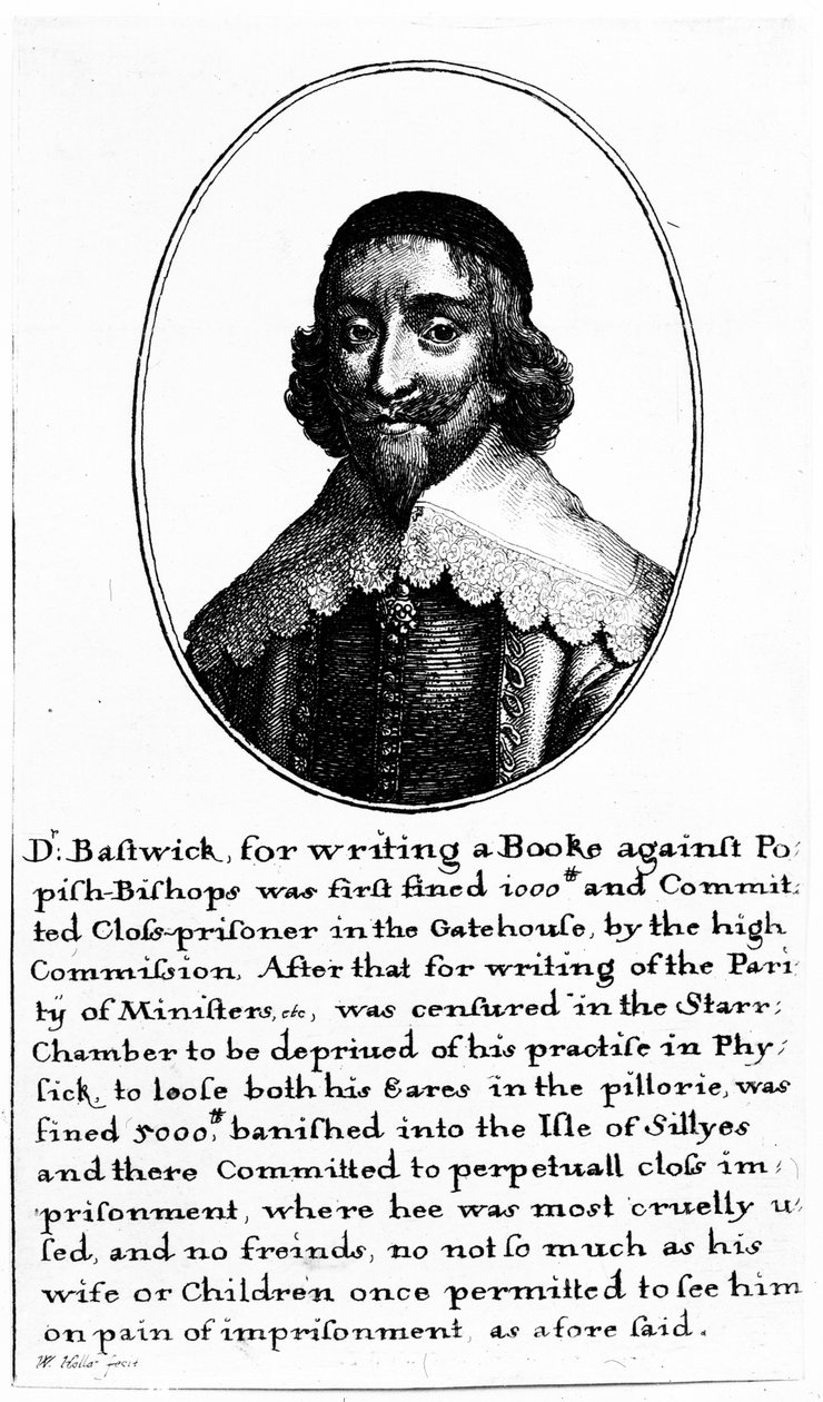 John Bastwick (Gravur) von Wenceslaus Hollar