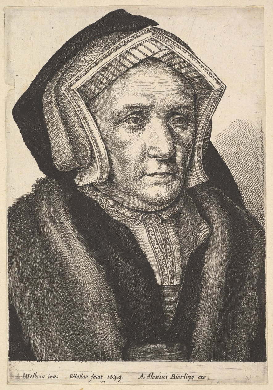 Lady Mary Butts, 1649 von Wenceslaus Hollar