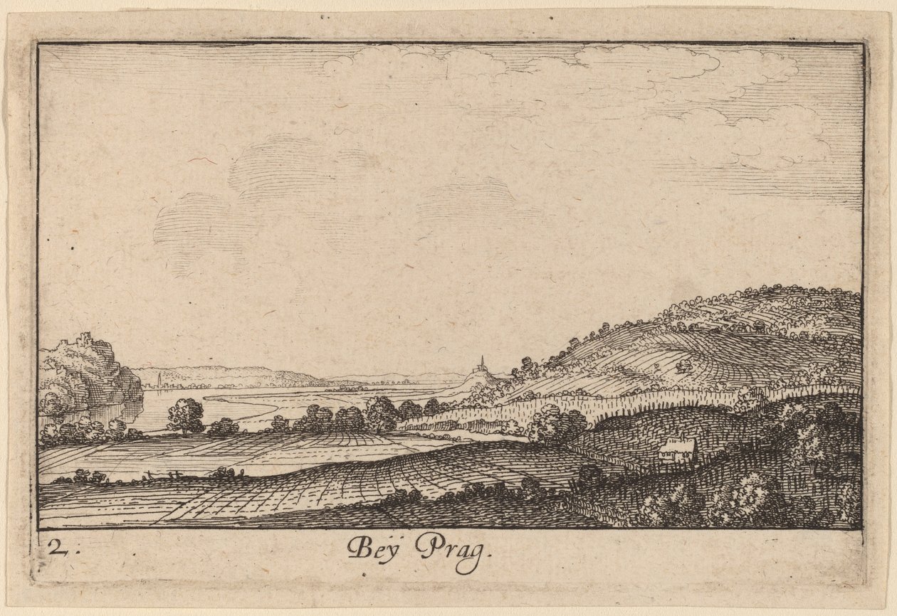 In der Nähe von Prag von Wenceslaus Hollar