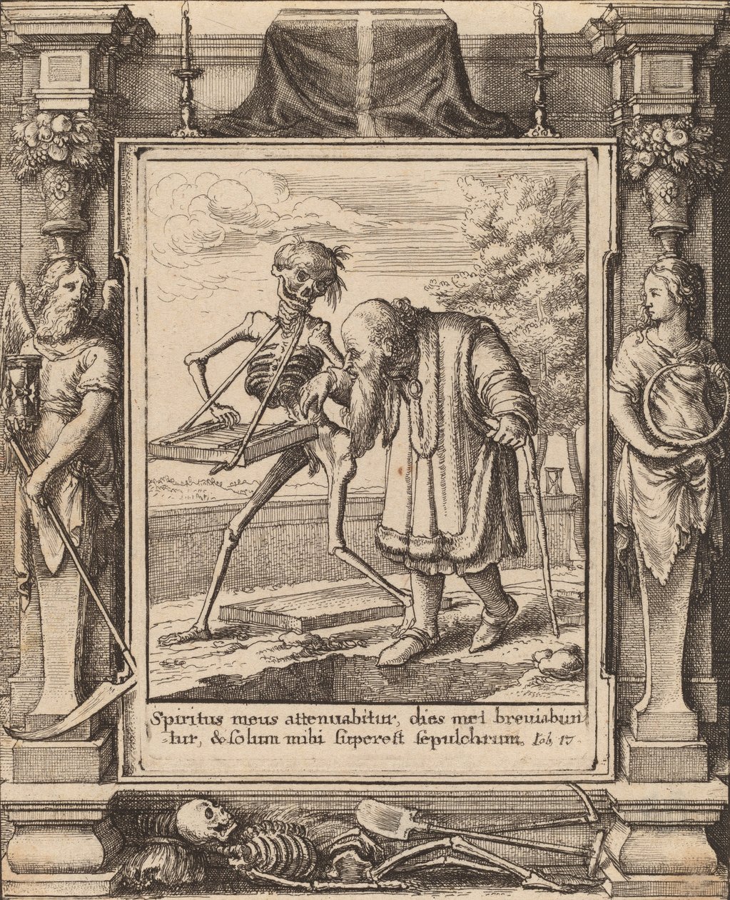 Alter Mann, 1651 von Wenceslaus Hollar