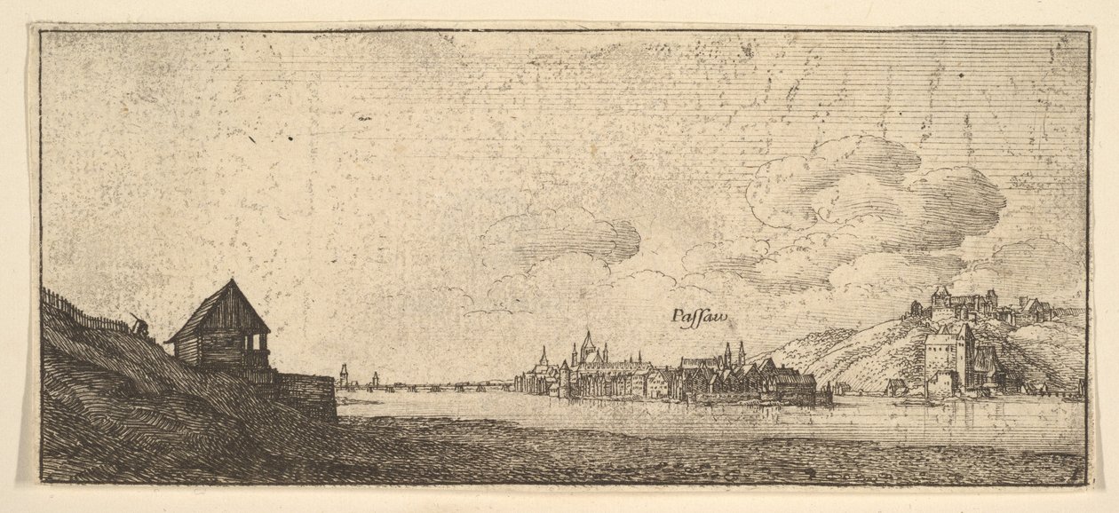 Passau von Wenceslaus Hollar