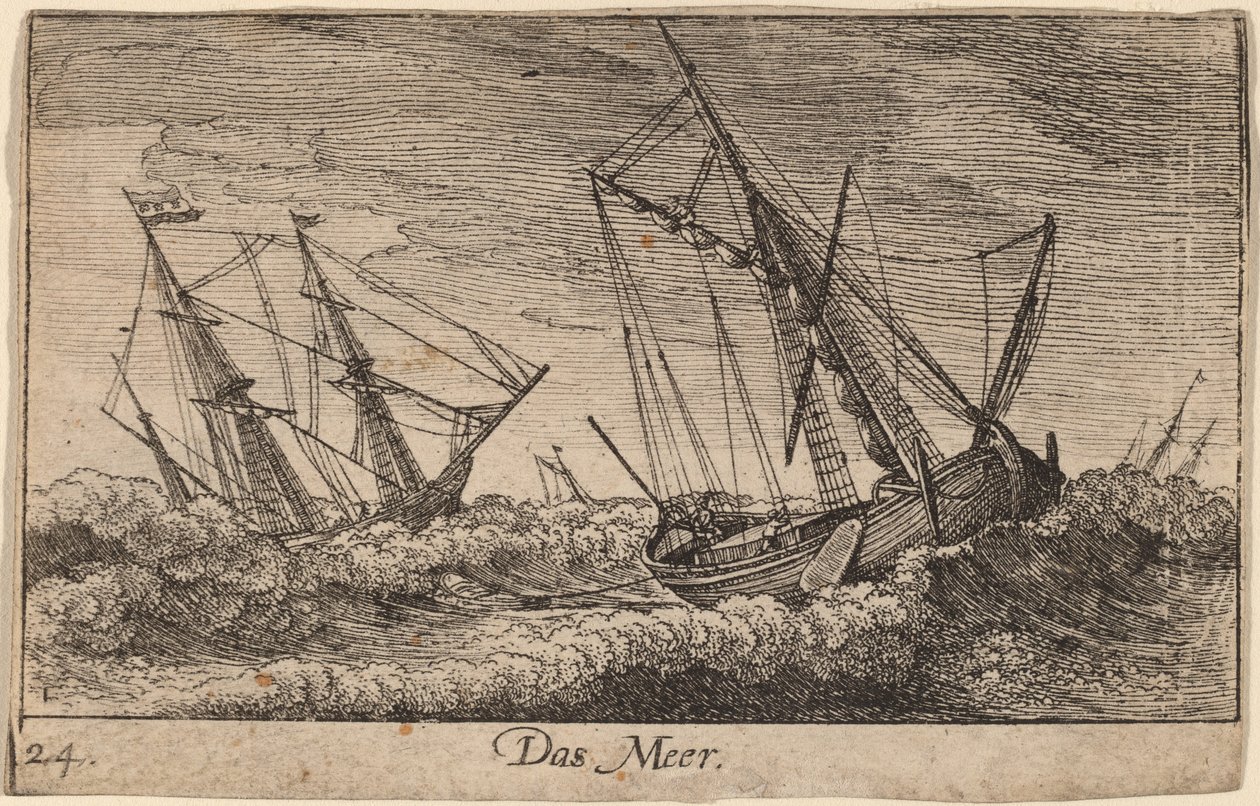Meereslandschaft von Wenceslaus Hollar