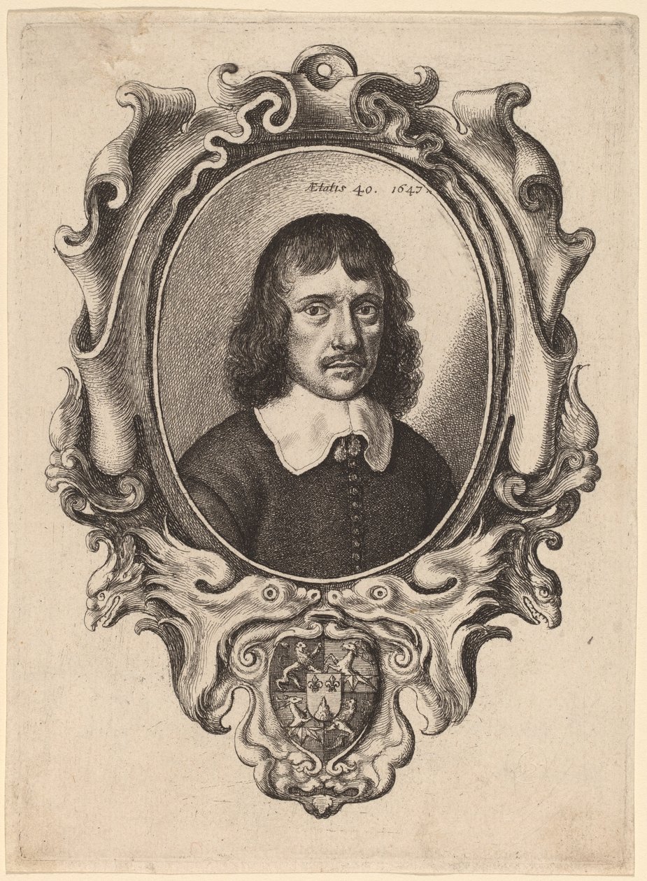 Selbstporträt von Wenceslaus Hollar