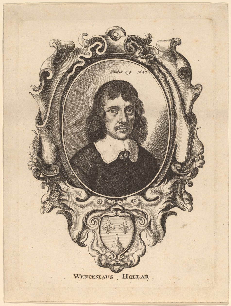 Selbstporträt von Wenceslaus Hollar