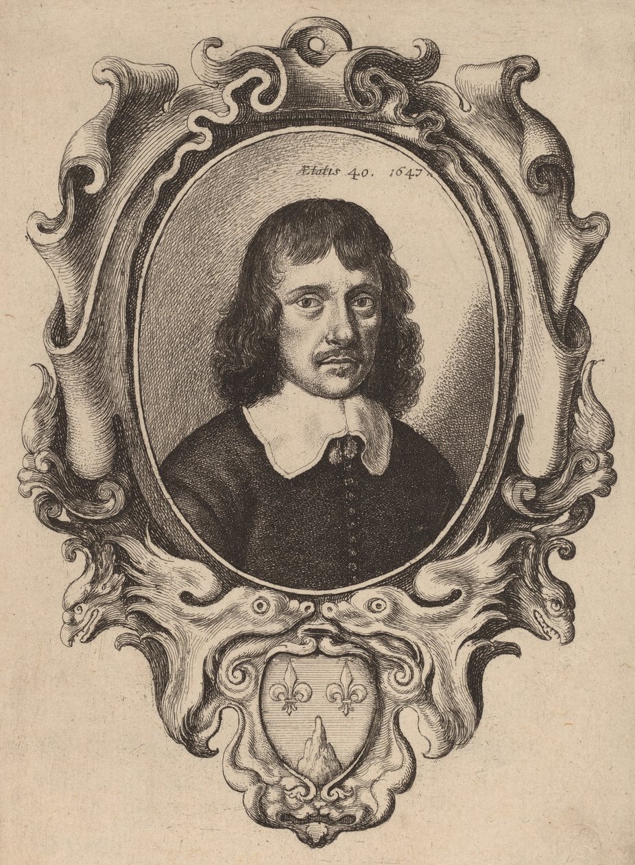 Selbstporträt von Wenceslaus Hollar