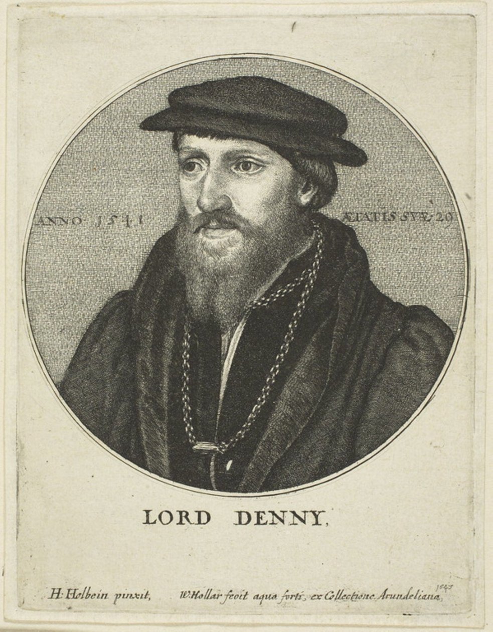 Sir Anthony Denny von Wenceslaus Hollar