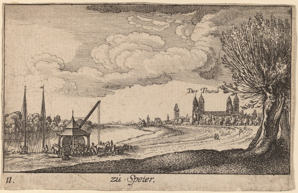 Speyer von Wenceslaus Hollar