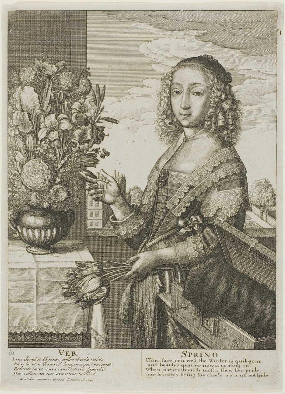 Frühling von Wenceslaus Hollar